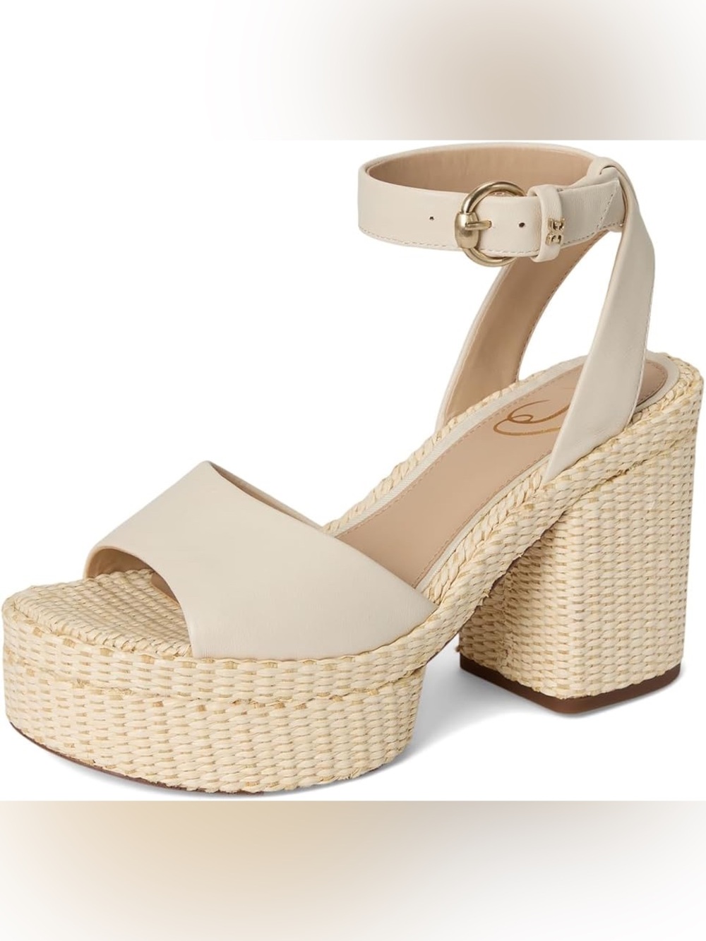 Sam Edelman Immie Heeled Sandal in Modern Ivory